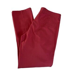 Gap Khakis RED Men's Chino Pants, Size 36x34, Lived In Slim Khaki, 100% Cotton